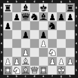 1954 Olympiad prel IV – Round 1 – Walther, Edgar – 1/2-1/2 – Gereben, Erno – G16