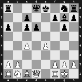 1954 Olympiad prel IV – Round 1 – Walther, Edgar – 1/2-1/2 – Rellstab, Ludwig – G26