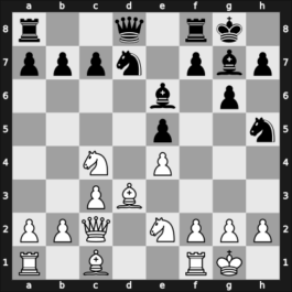 1954 Open – Round 5 – Bermudez Adams, William – 1/2-1/2 – Schmitt, James – G7