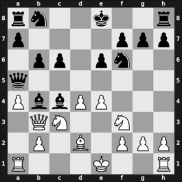 1954 POL Ch Lodz POL – Round 1 – Gawlikowski, Stanislaw – 1-0 – Tarnowski, Alfred – G1