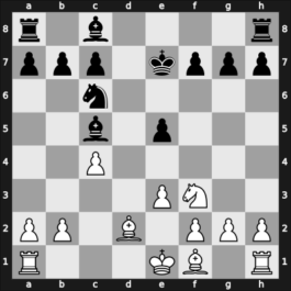 1954 Pan American Ch 2nd – Round 1 – Pomar Salamanca, Arturo – 0-1 – Bisguier, Arthur B – G3