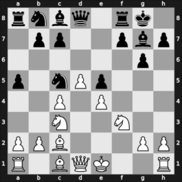 1954 Pan American Ch 2nd – Round 1 – Bisguier, Arthur B – 1-0 – Kashdan, Isaac – G7
