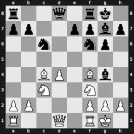 1954 Pan American Ch 2nd – Round 4 – Goldberg, Nathan – 0-1 – Sherwin, James T – G15