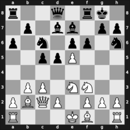 1954 Pan American Ch 2nd – Round 6 – Geller, Sandor – 0-1 – Almgren, Sven – G19