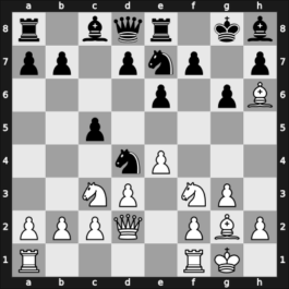 1954 Pan American Ch 2nd – Round 11 – Bisguier, Arthur B – 1/2-1/2 – Sherwin, James T – G25