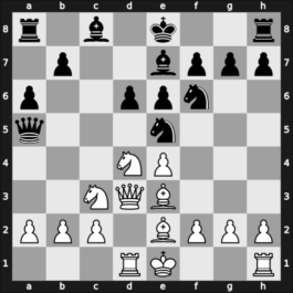 1954 Pan American Ch 2nd – Round 11 – Rivise, Irving – 0-1 – Pomar Salamanca, Arturo – G26