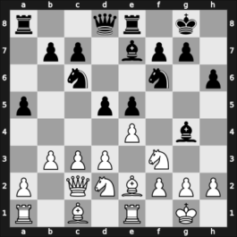 1954 Prague zt – Round 6 – Pachman, Ludek – 1-0 – Minev, Nikolay N – G32