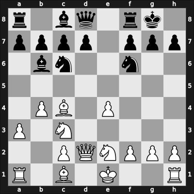 1954 URS Ch sf – Round 8 – Soloviev, Vladimir A – 0-1 – Yudovich, Mikhail M – G14