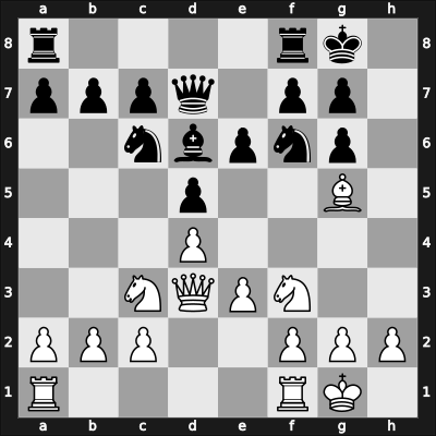 1954 URS Ch sf – Round 17 – Ragozin, Viacheslav – 1/2-1/2 – Shcherbakov, Vitaly – G8