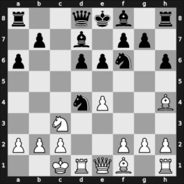 1954 URS Ch sf Leningrad RUS – Round 3 – Lutikov, Anatoly S – 0-1 – Kuzminykh, Evgeny – G8