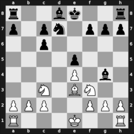 1954 URS Ch sf Leningrad RUS – Round 7 – Estrin, Yakov – 1/2-1/2 – Ragozin, Viacheslav – G13