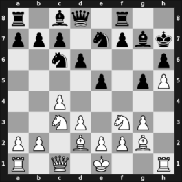1954 URS Ch sf Leningrad RUS – Round 12 – Lutikov, Anatoly S – 0-1 – Kondratiev, Pavel E – G16