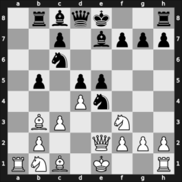 1954 URS Ch sf Leningrad RUS – Round 17 – Spassky, Boris Vasily – 1/2-1/2 – Kholmov, Ratmir D – G19