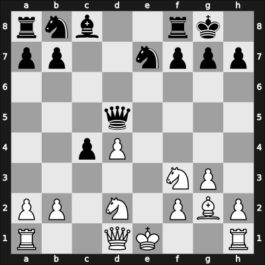 1954 URS Ch sf Leningrad RUS – Round ? – Kuzminykh, Evgeny – 1-0 – Kholmov, Ratmir D – G25