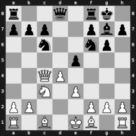 1954 URS Ch, semi final – Round 1 – Moiseev, O. – 1/2-1/2 – Kortchnoi, V. – G9