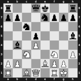 1954 URS Ch, semi final – Round 1 – Gurgenidze, Bukhuti – 1-0 – Pimenov, Serafim – G15