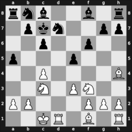 1954 URS Ch, semi final – Round 1 – Khalilbeili, Sultan – 0-1 – Shishov, Maxim Al – G24