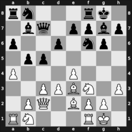 1954 URS Ch, semi final – Round 1 – Bannik, Anatolij – 1-0 – Moiseev, Oleg – G41