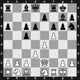 1954 URS Ch, semi final – Round 1 – Shishov, Maxim Al – 1/2-1/2 – Ilivitsky, Georgy A – G42
