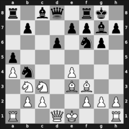 1954 URS Ch, semi final – Round 1 – Bastrikov, Georgy – 0-1 – Vasiukov, Evgeni – G51