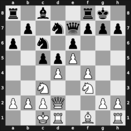 1954 URS Ch, semi final – Round 1 – Pimenov, Serafim – 1-0 – Lilienthal, Andor – G71