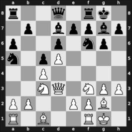 1954 URS Ch, semi final – Round 1 – Korchnoi, Viktor – 1/2-1/2 – Suetin, Alexey S – G81