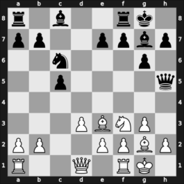 1954 URS Ch, semi final – Round 1 – Mokatsian, A. – 0-1 – Gurgenidze, Bukhuti – G86