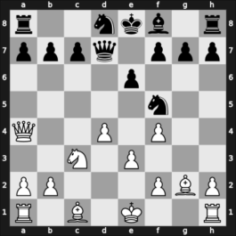 1954 URS Ch, semi final – Round 4 – Suetin, Alexey S – 1-0 – Pimenov, Serafim – G87