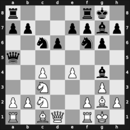 1954 URS Ch, semi final – Round 11 – Tarasov, Vitaly – 0-1 – Gurgenidze, Bukhuti – G100