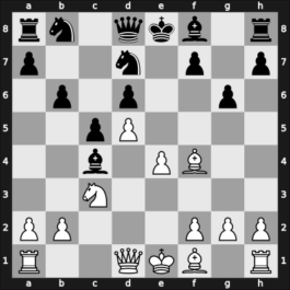 1954 URS Ch, semi final – Round 12 – Sokolsky, Alexey – 1-0 – Khalilbeili, Sultan – G102
