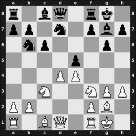 1954 URS Ch, semi final – Round 12 – Ilivitsky, Georgy A – 1/2-1/2 – Kasparian, Genrikh – G103