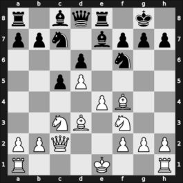1954 URS Team Ch – Round 1 – Goldberg, Grigory A – 1-0 – Aleksandrovich, Fedir – G4