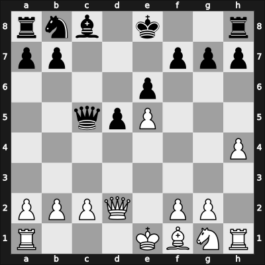 1954 URS Team Ch – Round 2 – Novopashin, Arkady – 1/2-1/2 – Batuev, Andrey M – G31