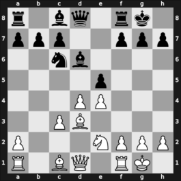 1954 URS Team Ch – Round 4 – Rovner, Dmitry – 0-1 – Mukhitdinov, Mamadzhan – G54