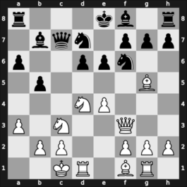 1954 URS Team Ch – Round 5 – Grechkin, Dmitry M – 1/2-1/2 – Zelinsky, Yuri – G82