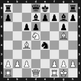 1954 URS Team Ch – Round 5 – Baranov, Boris – 1/2-1/2 – Fridstein, German – G83