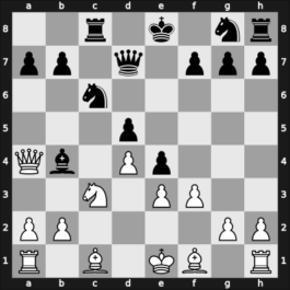 1954 URS Team Ch – Round 6 – Borisenko, Georgy K – 1-0 – Klavins, Janis – G94