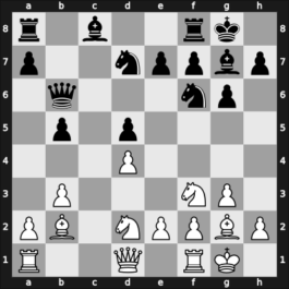 1954 URS Team Ch – Round 7 – Poljak, Srebrenka – 1-0 – Moiseev, Oleg – G111