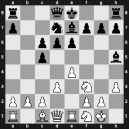 1954 URS Team Ch – Round 7 – Shishov, Mikhail – 1/2-1/2 – Furman, Semyon – G120