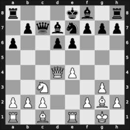 1954 Riga (URS Team Ch) – Round 8 – Bastrikov, Georgy – 0-1 – Terpugov, Evgeny – G145
