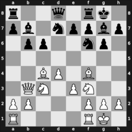 1954 URS Team Ch – Round 11 – Borisenko, Georgy K – 1/2-1/2 – Moiseev, Oleg – G198