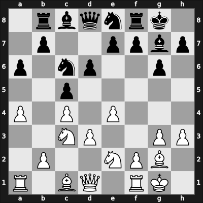 1954 URS-chTJ Coop – Round ? – Taimanov, Mark E – 1-0 – Suetin, Alexey S – G15