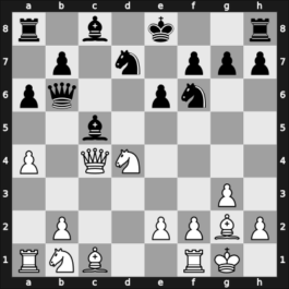 1954 US Open 55th – Round 8 – Rossolimo, Nicolas – 1-0 – Bisguier, Arthur B – G9