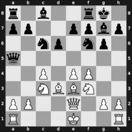 1954 USA-URS – Round 2 – Bisguier, Arthur B – 1/2-1/2 – Petrosian, Tigran V – G10