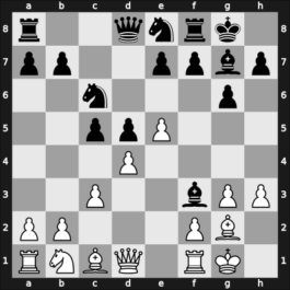 1954 World Championship 20th – Round 17 – Smyslov, Vladimir – 1/2-1/2 – Botvinnik, Mikhail – G17