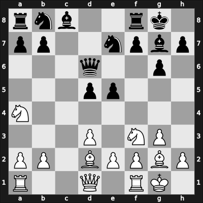 1954 Zonal – Round 9 – Dunkelblum, Arthur – 1/2-1/2 – Fuderer, Andrija – G13