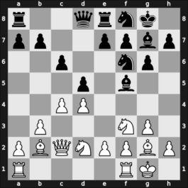 1954 Zonal – Round 11 – Dunkelblum, Arthur – 0-1 – Golombek, Harry – G19