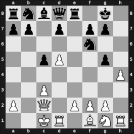 1955 American Continental – Round 1 – Sanguineti, Raúl Carlos – 0-1 – Pachman, Ludek – G1
