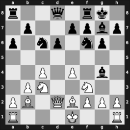 1955 Argentina – Round 2 – Redolfi, Argentino Rodolfo – 0-1 – Najdorf, Miguel – G11