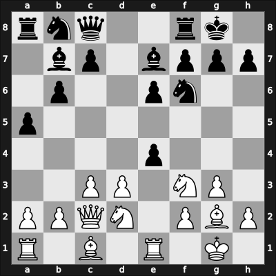 1955 Argentina – Round 5 – Behrensen, Jorge – 1/2-1/2 – Eliskases, Erich – G37
